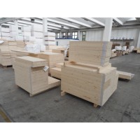 Panneaux d'épicéa massif à 3 couches de fabrication italienne, grade B 14-42mm AW100, colle mélamine, variété de bois, mélèze, sapin, noyer, érable, chêne, teck