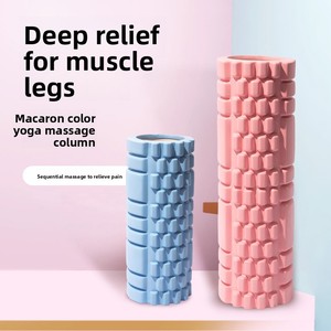 Rodillo de Espuma EVA para Yoga, Palo de Masaje con Púas Huecas, Modelo AP1507 - Product Image 1