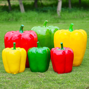 Esculturas de Fibra de Vidrio de Frutas y Verduras de Simulación para Jardín Exterior, Modelo de Fresa y Cereza para Tienda de Frutas, Adornos Decorativos - Product Image 4