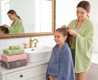 Premium 100% Long-Staple Cotton 3-Piece Towel Set, Ultra Soft & Absorbent Quick Dry Luxury Towels for Hotel & Home Use