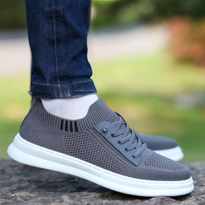 Chaussures décontractées pour hommes ZZH XZ47 de haute qualité, en maille, résistantes aux taches, pour l'hiver/le printemps/l'automne, simples et élégantes, mettant en valeur la personnalité - Product Image 2