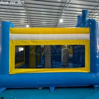 Château gonflable sur le thème des personnages de Frozen pour les fêtes d'anniversaire et les vacances des enfants