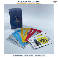 Jeu de tarot personnalisé de 78 cartes avec guide en anglais, emballage personnalisé, cartes de tarot écologiques, jeu de divination, vente en gros OEM