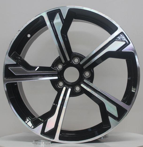 Jante de voiture en aluminium R21 5x112 20 pouces, jante forgée en deux parties avec anneau décoratif noir, adaptée à la R8 - Product Image 4
