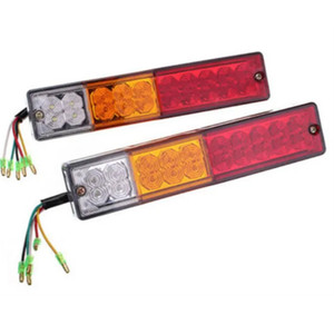 Feux clignotants arrière étanches à LED 12V/24V pour voitures, camions lourds, remorques, camping-cars, fourgons, état neuf - Product Image 1