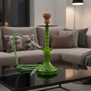 Nuovo Narghilè Moderno in Vetro di Alta Qualità 2026, Resistente, con Tecnica a Specchio, Prezzo di Fabbrica all'Ingrosso, Elettronico - Product Image 1