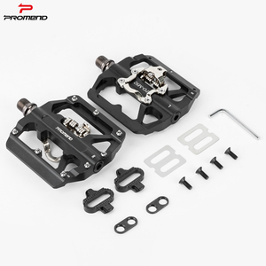 Pédales de taquet de montagne à grande plate-forme personnalisées, taquets libres à roulement scellé en aluminium, pédale de vélo à verrouillage automatique - Product Image 1