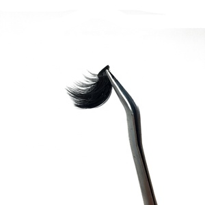 Venta wholesale luxury made up handmade Label private 100% real Siberian 3d mink eyelashes - Product Image 2