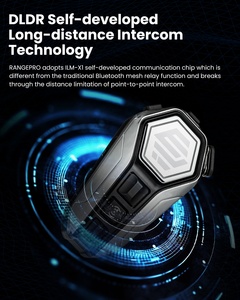 Ilm xe máy Tai nghe Mũ bảo hiểm hệ thống thông tin liên lạc 2100m <span class=keywords><strong>intercom</strong></span> IP67 không thấm nước tiếng ồn hủy bỏ mô hình rangepro - Product Image 3