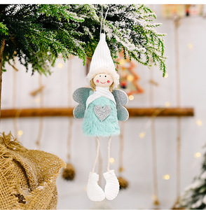 Arbre de Noël Décoration Pendentif En Peluche Amour Ange Suspendu Décor Charme Enfants Mignon Arbre De Noël Décor - Product Image 5