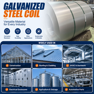 Bobina de Acero Galvanizado EN 10143 SGC440 Z80 G/m² Totalmente Duro 0.60mm 1000mm con Borde Cortado para Perfilado - Product Image 4