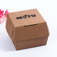 Caja para Hamburguesas Tipo Concha con Logotipo Personalizado, Empaque para Pasteles