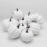 L'usine fournit directement de grandes citrouilles artificielles de décoration intérieure décorées pour le jour de Thanksgiving d'Halloween