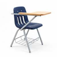 Chaise d'auditorium moderne pour étudiants universitaires avec panier porte-documents pour salles de cours et séances de travail de groupe sur campus – Vente en gros