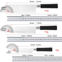 Ensemble de couteaux de cuisine Santoku personnalisable de l'usine chinoise Logo laser Kochmesser Allemagne États-Unis Matériau métallique fabriqué