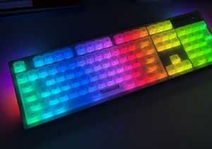 คีย์แคป HZGAMER รุ่น Fog, คีย์แคปแบบ <span class=keywords><strong>Double</strong></span> <span class=keywords><strong>Shot</strong></span> สไตล์ INS สำหรับคีย์บอร์ดเกมมิ่งแบบ Mechanical, คีย์แคป PBT โปรไฟล์ OEM - Product Image 2