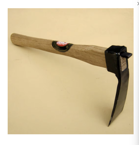 KS Forged Narrow Hoe 5Cm Blade 36Cm Handle For Digging Bamboo Shoots Gardening Planting <b>Vegetables</b> <b>Soil</b> Loosening - Product Image 3
