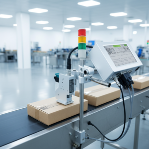 T210ES1 stampante a getto d'inchiostro <span class=keywords><strong>Ricoh</strong></span> automatica professionale con pannello a sfioramento per carta e data di scadenza di stampa - Product Image 1