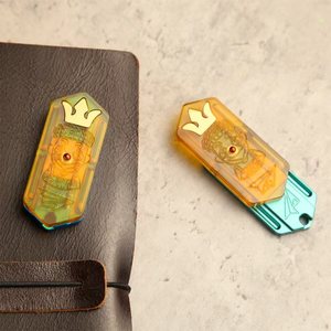 Avion en papier EDC, jouet portable anti-stress, jouet mécanique à pousser et tirer pour soulager le stress, jouet anti-stress pour adultes, entraînement de concentration pour TDAH - Product Image 3