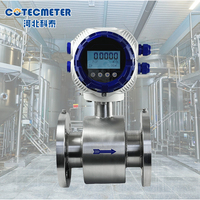 Débitmètre miniature électromagnétique pour liquides visqueux, débitmètre magnétique pour eau, petit modèle