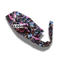 Nuevo Gorro Quirúrgico con Estampado Girly Girl, Forro de Satén, Transpirable, Absorbente de Sudor, Unisex, con Logotipo Personalizado, Accesorios Médicos para Enfermeras