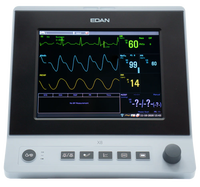 Edan Veterinär-Multiparameter-Monitor X8 VET Kompakter 8-Zoll-Touchscreen für Kleintierkliniken EKG NIBP SpO2 TEMP CO2