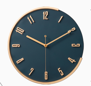 Léger américain atmosphère de luxe bureau simple filet <span class=keywords><strong>rouge</strong></span> créatif <span class=keywords><strong>horloge</strong></span> murale <span class=keywords><strong>design</strong></span> moderne - Product Image 1