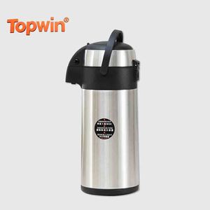 Distributeur de café isotherme Airpot avec pompe, 5 litres, en acier inoxydable, carafe thermique pour boissons chaudes - Product Image 1