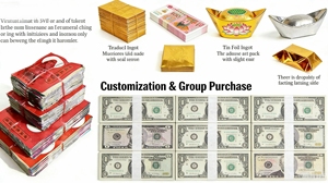 ธนบัตรบรรพบุรุษแบบละเอียดอ่อน คุณภาพดี ขายดีที่สุด ปลอดภัยในการเผา ใช้สำหรับไหว้บรรพบุรุษในวันกวาดบ้าน - Product Image 6