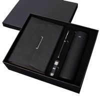 Cuaderno diario A5 con logotipo personalizado y unidad flash USB Power Bank Juego de regalos de negocios con función de soporte