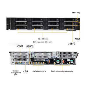 เซิร์ฟเวอร์ Blade สำหรับการจัดเก็บข้อมูลฐานข้อมูลแบบ Virtualization รุ่น R740XD - Product Image 4