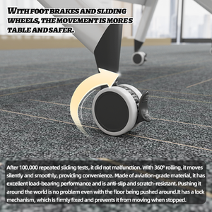 ชุดเฟอร์นิเจอร์สำนักงานโต๊ะประชุมโต๊ะในห้องประชุมโต๊ะประชุมที่ทันสมัย - Product Image 5