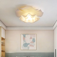 Plafonnier LED nordique moderne, design floral créatif, base en fer simple et élégante pour la maison, le bureau, la chambre, le couloir, la véranda des enfants