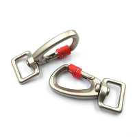 Haute traction Double extrémité petite serrure 20mm fermoir pivotant chien mousqueton pour laisse d'animal familier