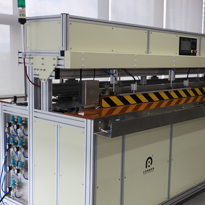 Hoch effiziente Verbindung von thermoplast ischen Textilien Heißluft-Hochfrequenz-Naht versiegelung rollos Lineare Impuls schweiß maschine - Product Image 6