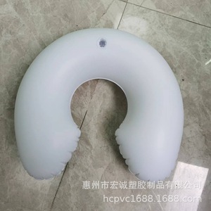 Pvc Inflatable <b>Pillow</b> U <b>Shape</b> 0.3mm Thickness Custom Made Travel <b>Pillow</b> - Product Image 3