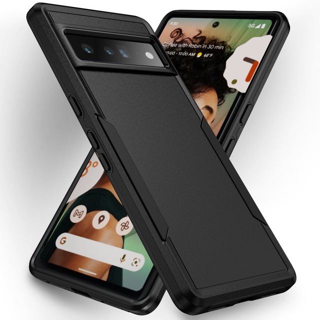 New Design Armor Anti-Scratch Shockproof PC Material Mobile Phone Case Magnetic Ring Holder IMD Google Pixel 10/9 Pro XL