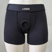 7 Tailles de Boxers Confortables Sans Dildo, Harnais Sexy à Anneau en O, Sous-vêtements pour Femmes Lesbiennes, Taille Plus 3XL