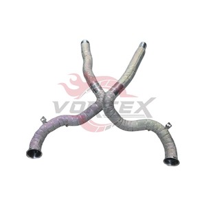 Tubo de Escape con Protección Térmica Vortex SS304 para Mercedes AMG GT GTS GTC GTR C190 4.0T M178 V8, Ajuste Directo - Product Image 4