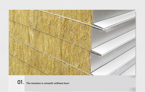 Nhiệt Giữ lạnh phòng đá len Sandwich Panel tường - Product Image 6