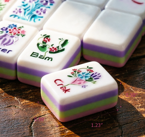 Set Mahjong Americano OMM di Lusso Miss Darling Flower Pink a 4 Strati, Moderno ed Elegante, per Intrattenimento e Regali per Adulti - Product Image 3