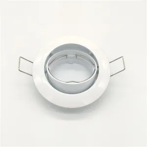 Indoor Die Casting Gu10 Frame Recessed Led Down Light Fixture 83*83mm MR16 GU10 Downlight Housing