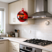 Extincteur à boule de feu en acier certifié TY01-2800B, agent mousseux jetable, boîtes d'extincteurs en plastique