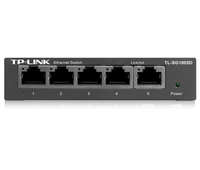 TL-SG1005D 5-port 5 * 10/100/1000Mbps Cangkang Logam Switch Ethernet Cepat Desktop Tanpa Manajemen Plug and Play untuk Kantor dan Pemantauan