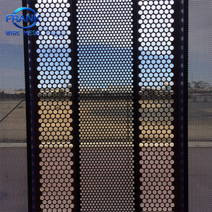 Tôle perforée décorative à trous ronds de 2 mm d'épaisseur en acier inoxydable 304 316, service de soudage, clôture et grille à vendre - Product Image 5