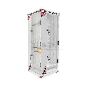 Expositor <span class=keywords><strong>de</strong></span> Cuchillos LED con Luz, Caja <span class=keywords><strong>de</strong></span> Sombra Giratoria <span class=keywords><strong>de</strong></span> Acrílico con Cerradura para Cuchillos Militares Plegables, Vitrina <span class=keywords><strong>de</strong></span> Sobremesa - Product Image 3
