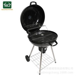 Camping <b>Grills</b> Charcoal Stainless Steel 22 Inch Outdoor Portable <b>BBQ</b> <b>Grill</b> With Wheels For Camping And Picnics - Product Image 3