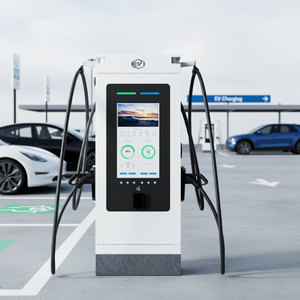 Nuova Stazione di Ricarica Rapida EV DC <span class=keywords><strong>EVI</strong></span> 60KW-240KW 32 Pollici 250A CCS2 Commerciale a Doppia Porta Compatibile OCPP 1.6 2.0 - Product Image 1