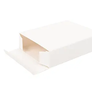 लोगो के साथ उच्च गुणवत्ता कस्टम सफेद कागज पैकेजिंग लक्जरी बक्से