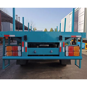 รถพ่วงพื้นเรียบขนาด48ฟุต40ฟุต40ฟุต20ฟุตสำหรับกาตาร์30 40ตัน2 3 4เพลา - Product Image 4